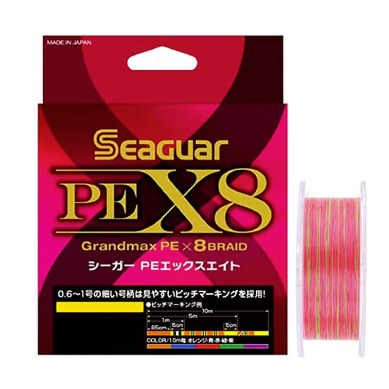 Tresse seaguar grandmax pex8 300m 0.33mm 28.1kg